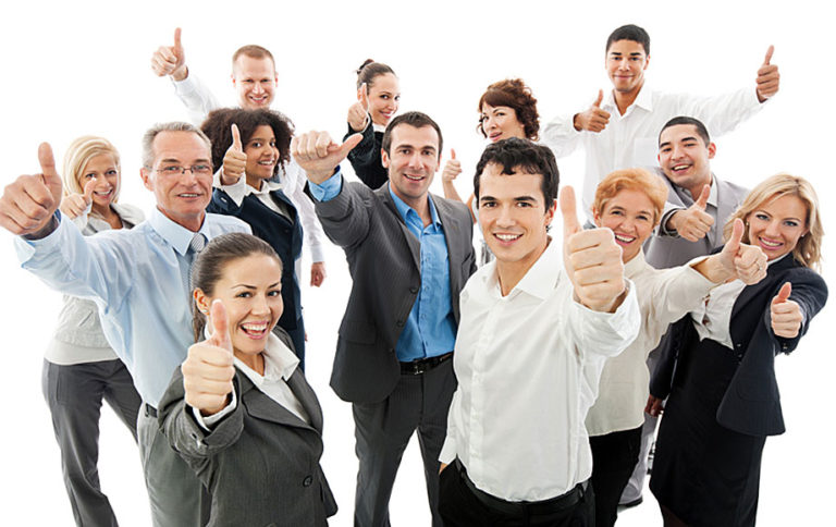 związkowcy grupa ludzi